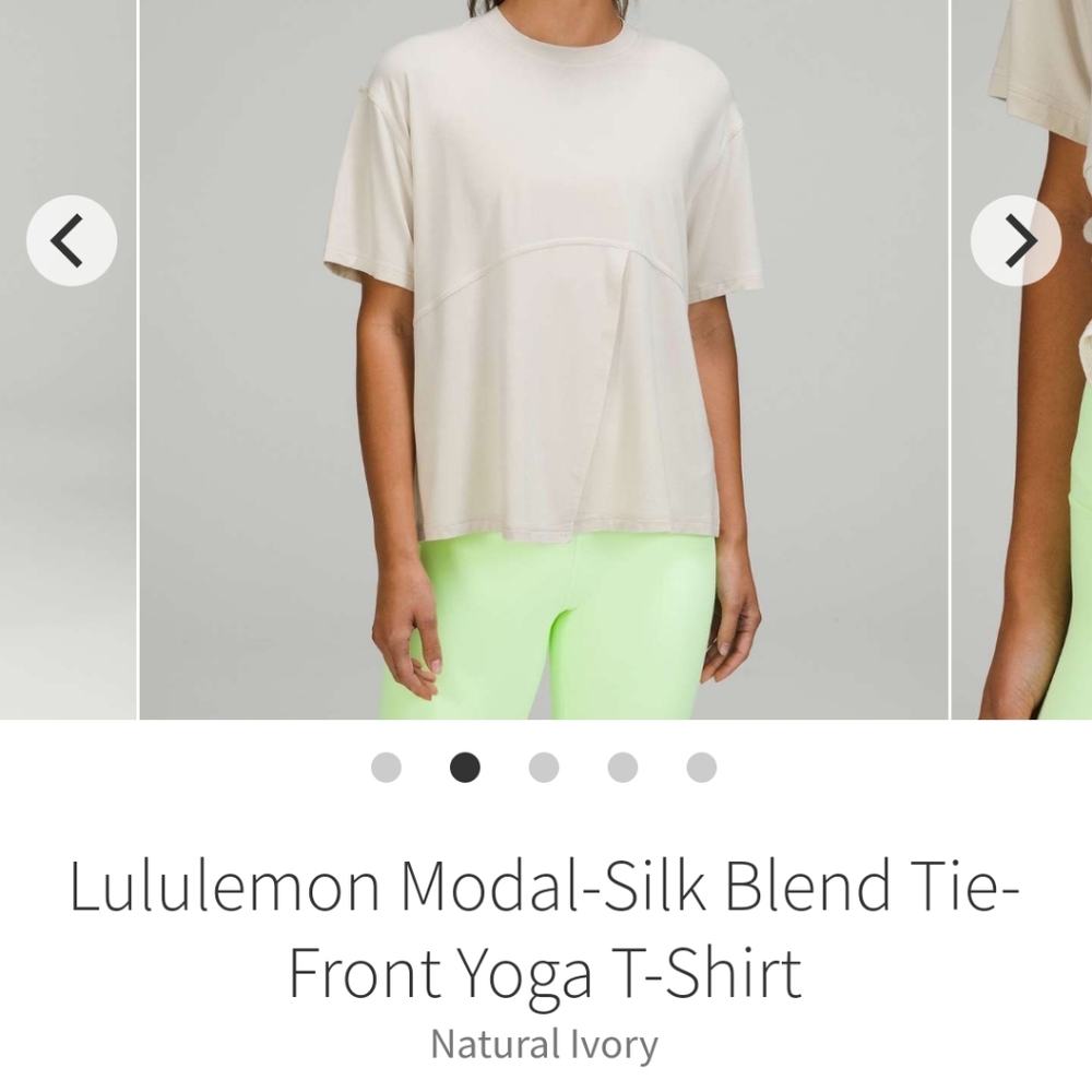Modal silk top
